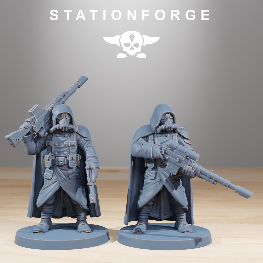 GrimGuard Marksmen  10 Models - in 12k - by Station Forge