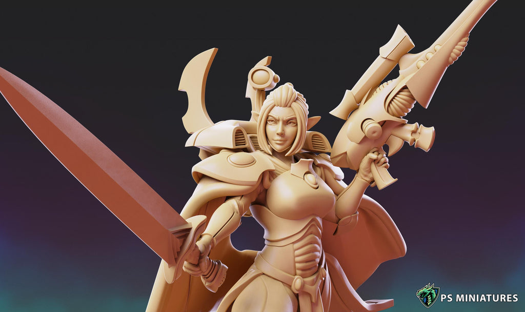 Space Elf Vanquishers - 12k Resolution - PSMinis
