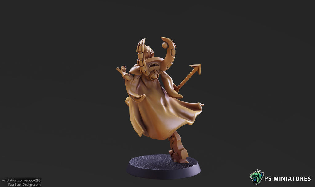 Space Elf Warmancers - no wings - 2 Models - 12k Resolution - PSMinis
