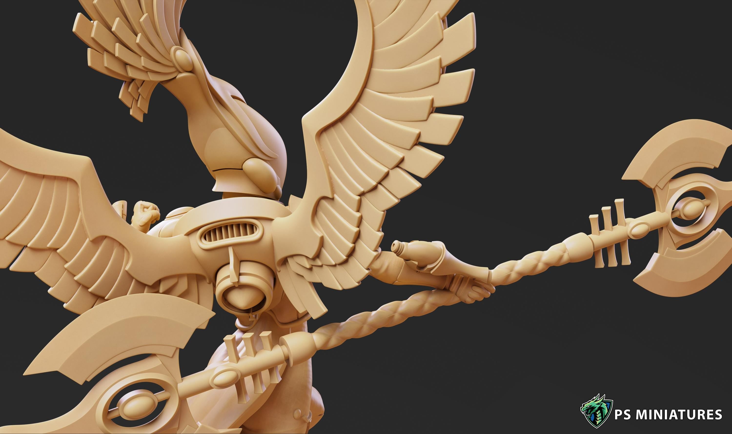 Space Elf Warmancer Pack#3 - 2 Models - 12k Resolution PSMinis
