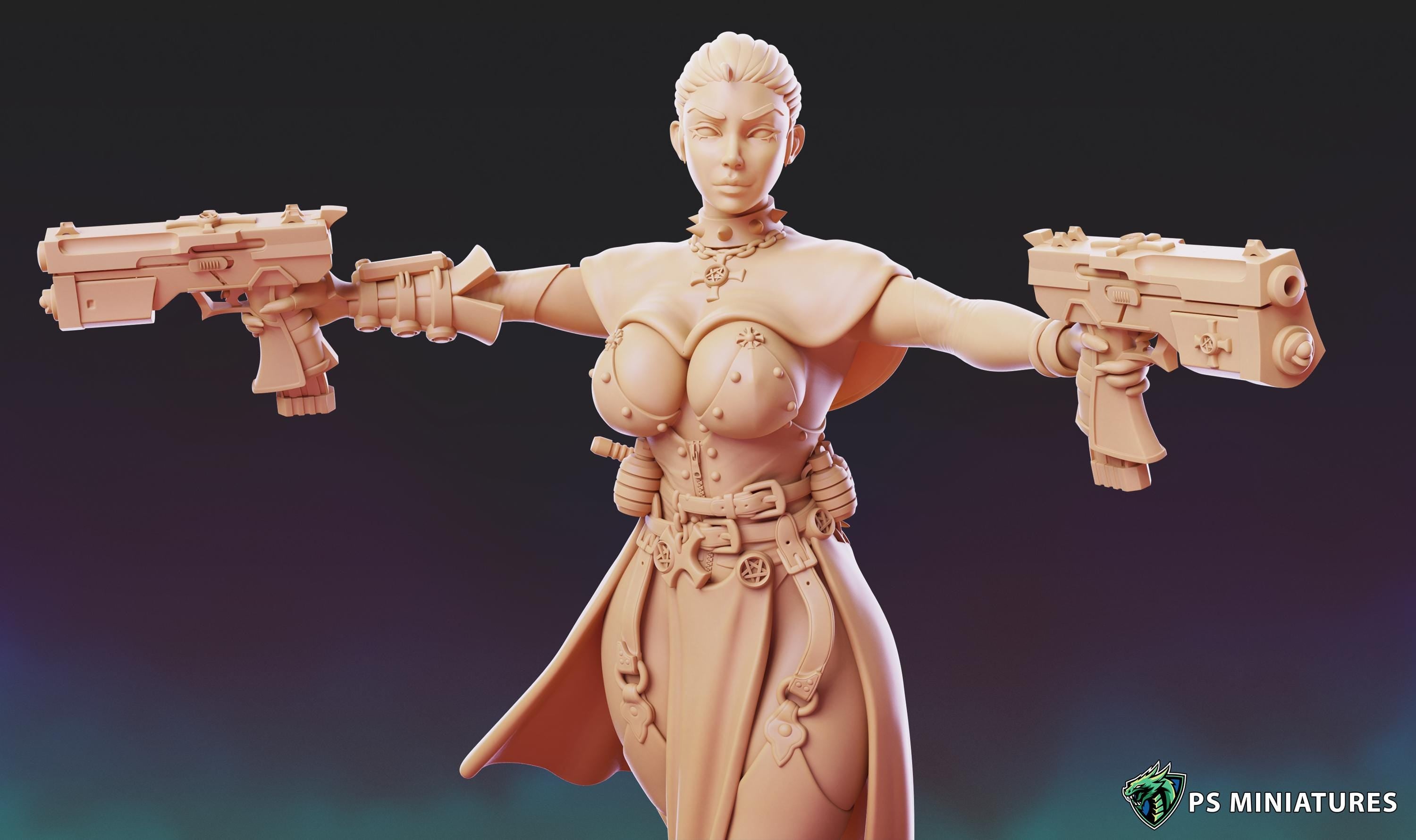 Cyberpunk Nuns - 5 Models - PSMinis 2 Variants