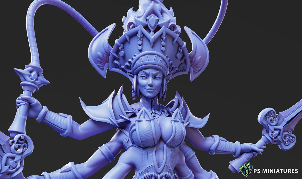 DarkLegion Pain Demon #1 - 2 Sizes - 12k Resolution - PSMinis