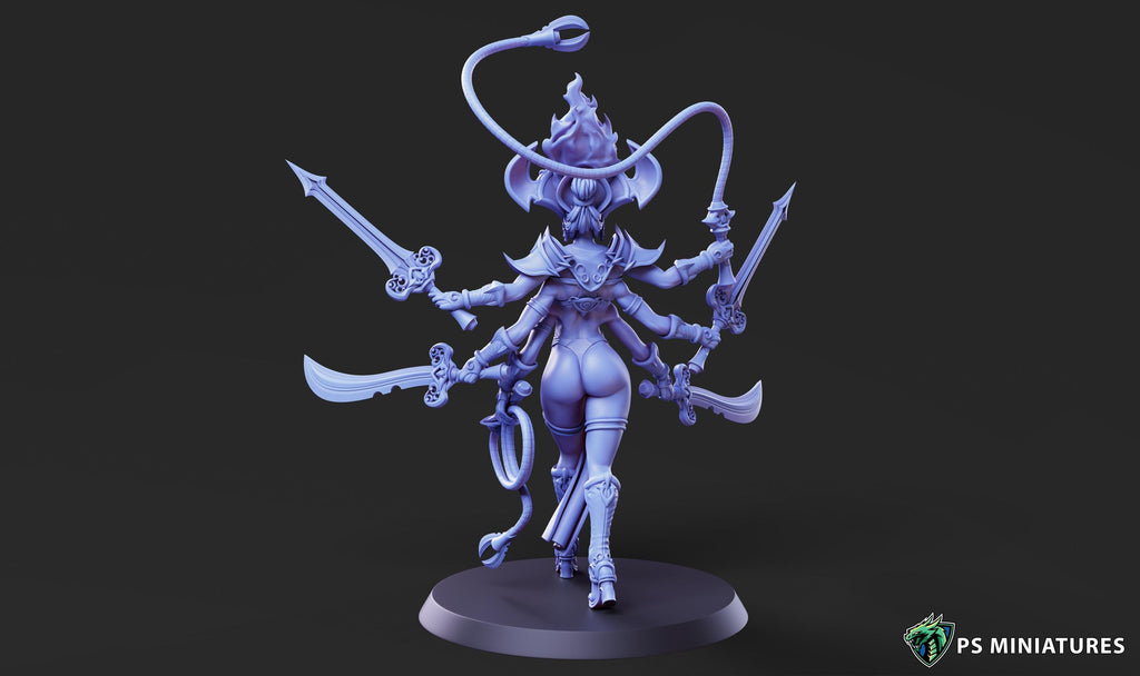 DarkLegion Pain Demon #1 - 2 Sizes - 12k Resolution - PSMinis