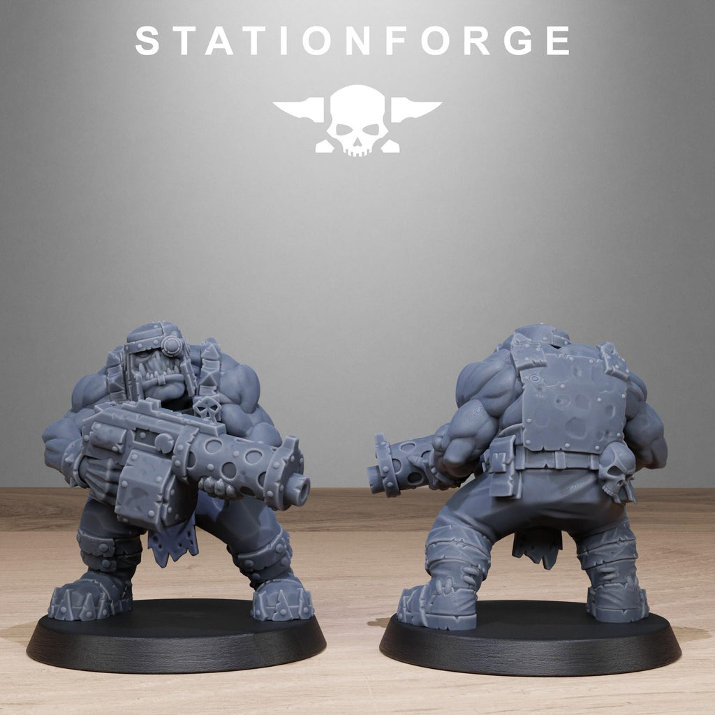 Orkaz Bros Infantry 10 Models - in 12k - by Station Forge