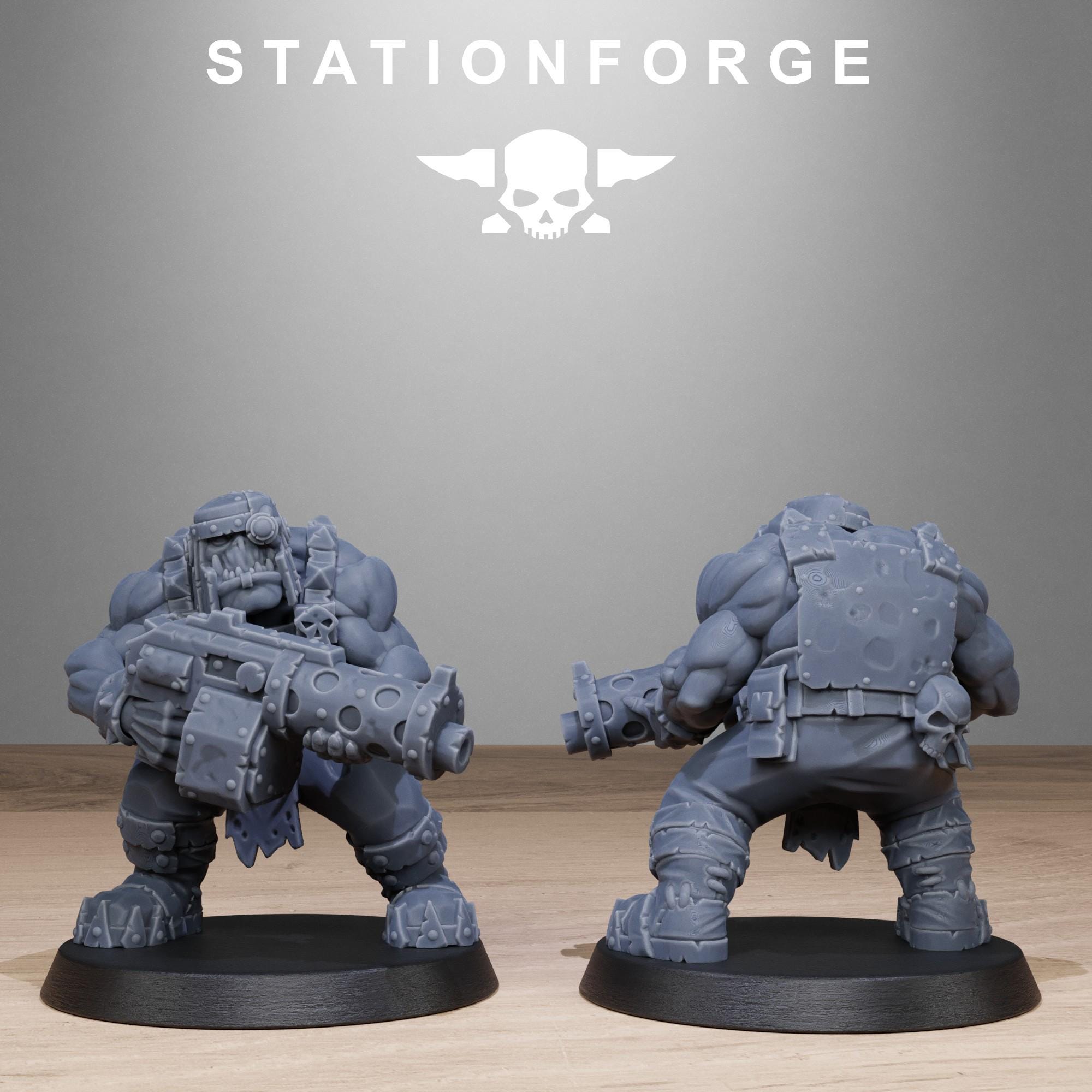 Orkaz Bros Infantry 10 Models - in 12k - by Station Forge