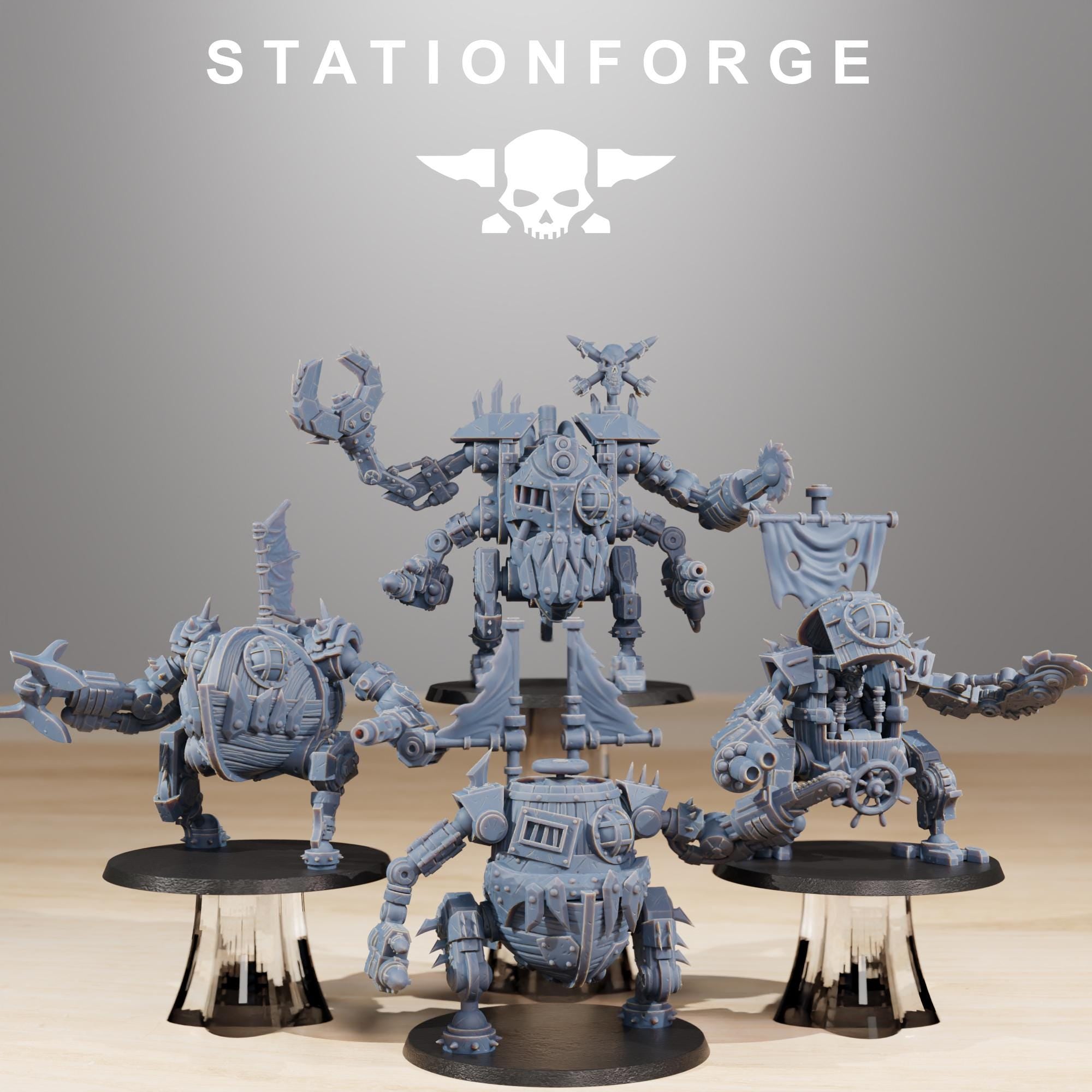 Gobs Pirate Bots - in 12k - by station Forge