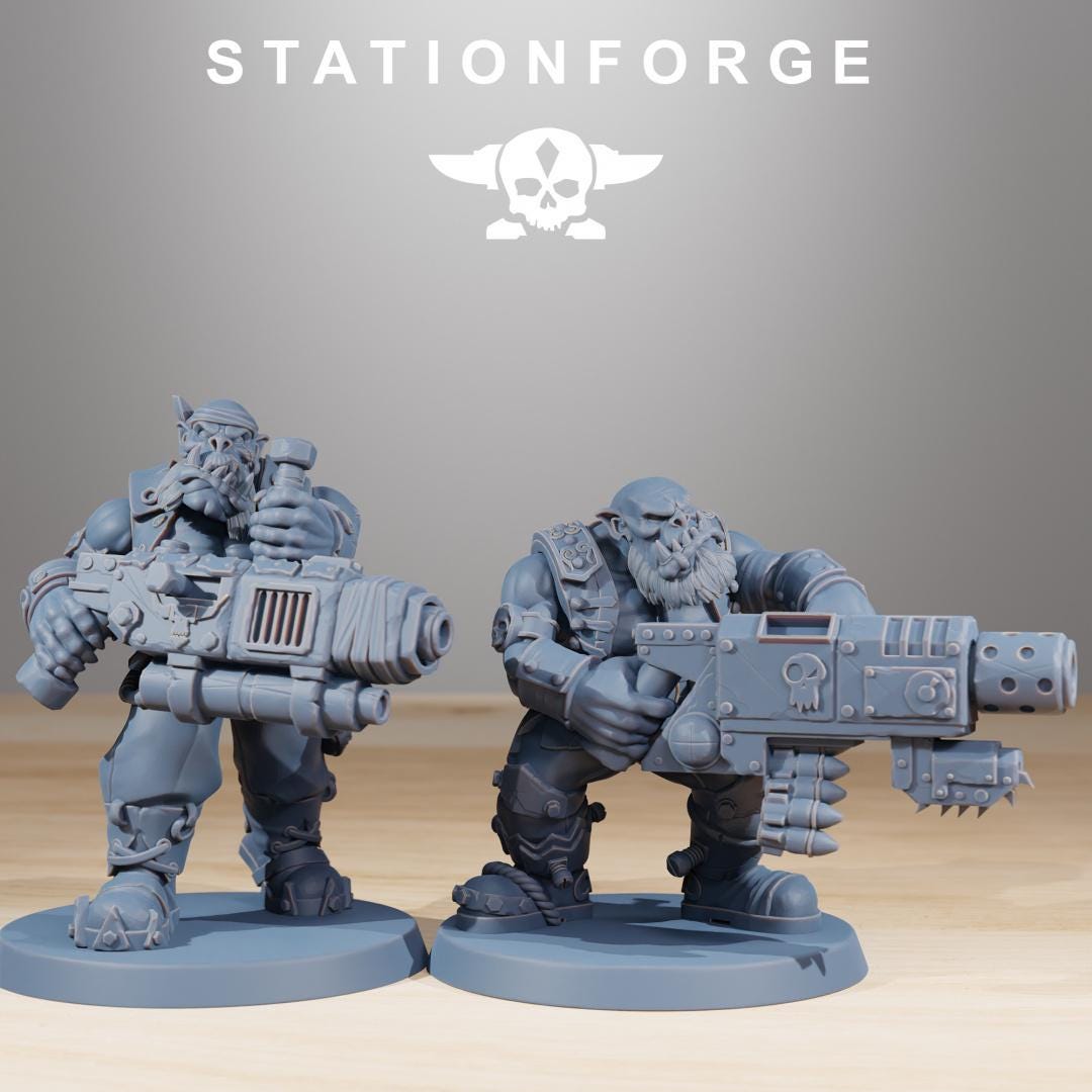 Orkaz Pirates 10 Models - in 12k - by Station Forge