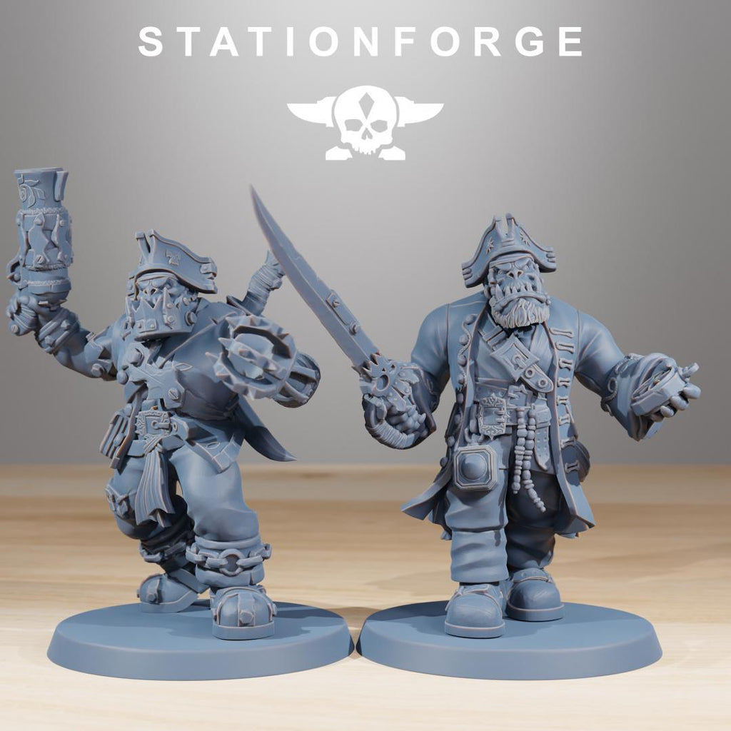 Orkaz Pirates 10 Models - in 12k - by Station Forge