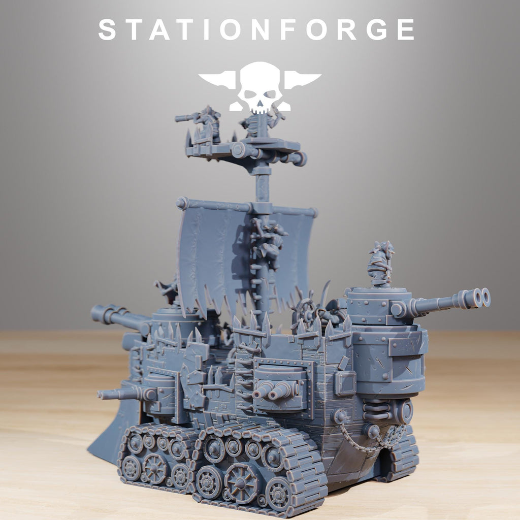 Gobs Short Pearl Battle Ship - in 12k - by Station Forge