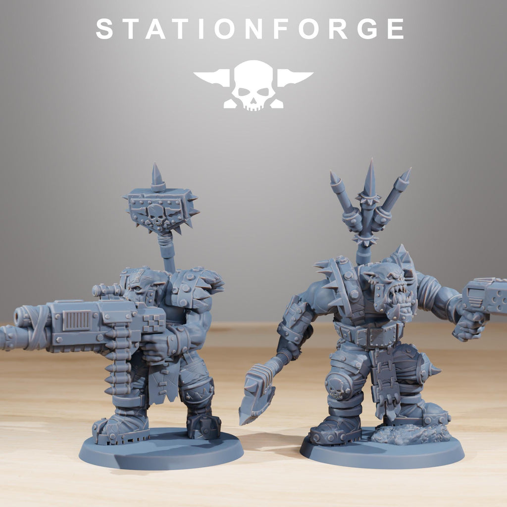 Orkaz SkullKrushers 10 Models - in 12k - by Station Forge