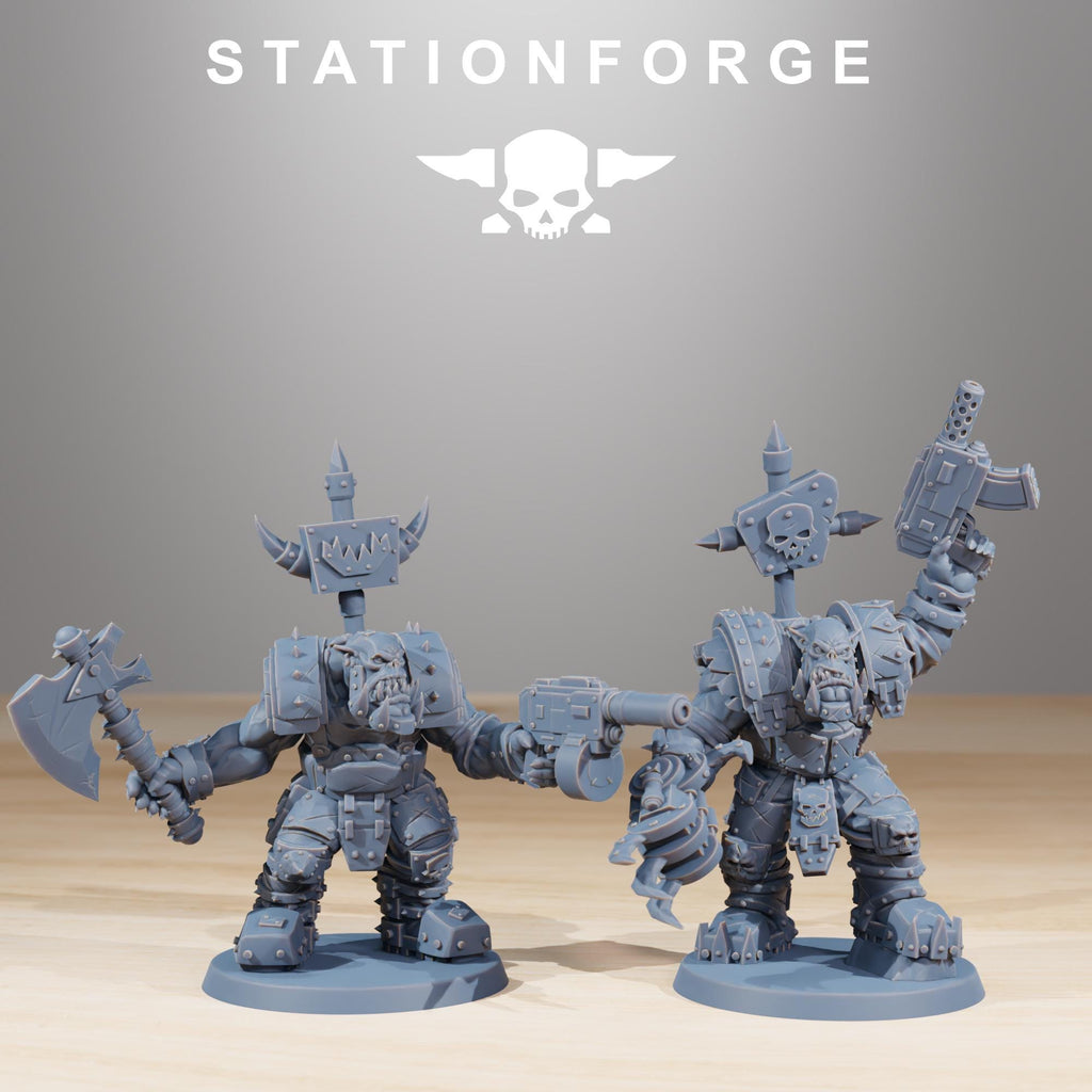 Orkaz SkullKrushers 10 Models - in 12k - by Station Forge
