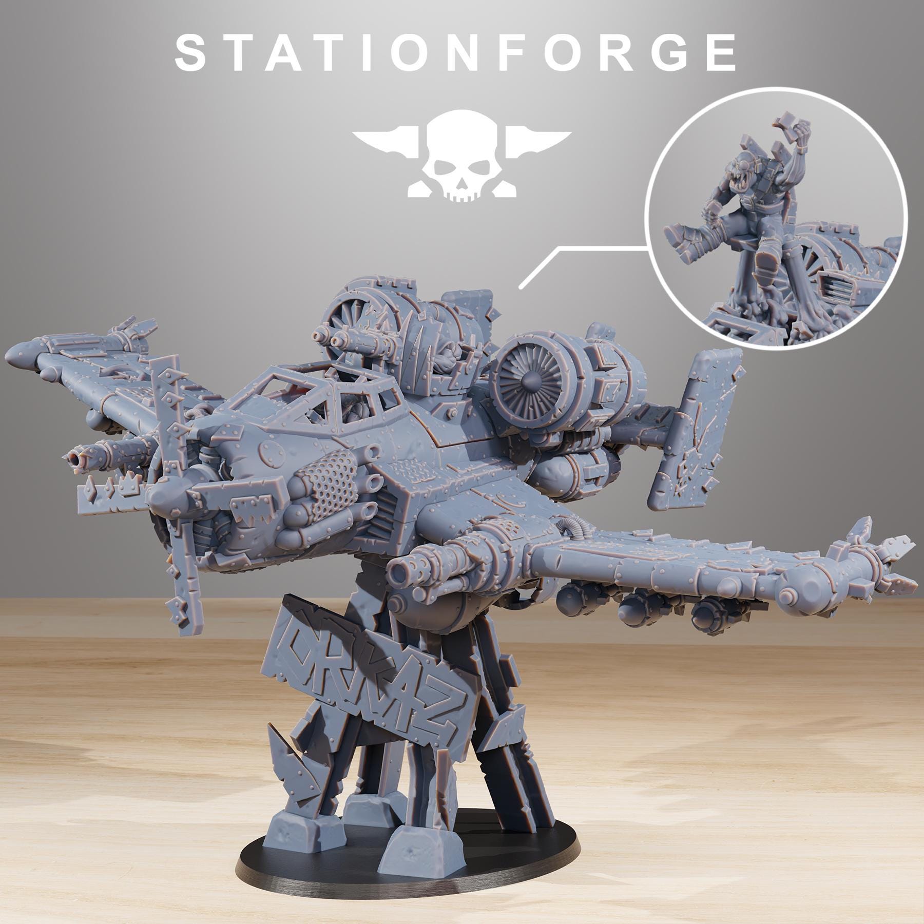 Orkaz Plane - in 12k - by Station Forge