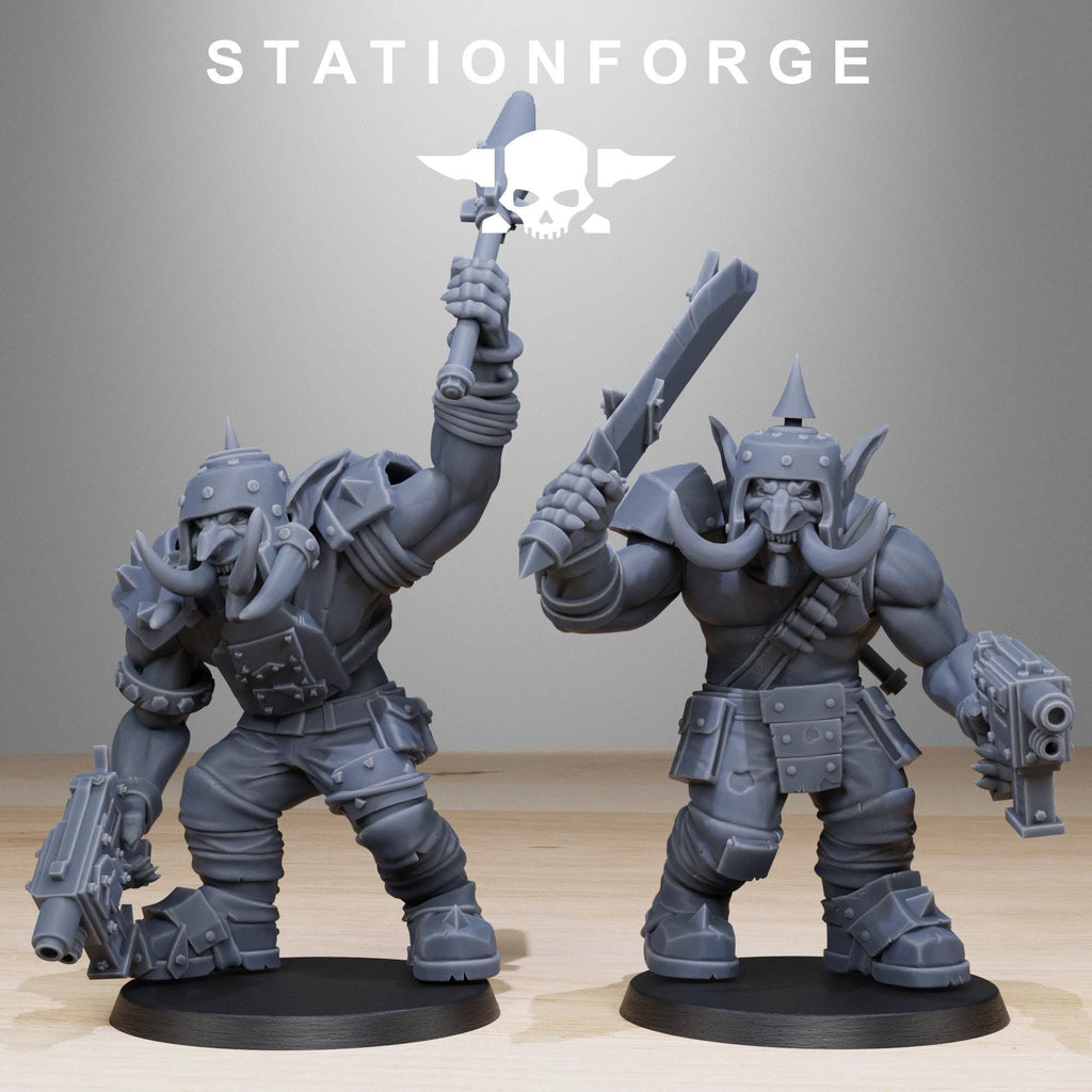 Orkaz Trolls 10 Models - in 12k - by Station Forge
