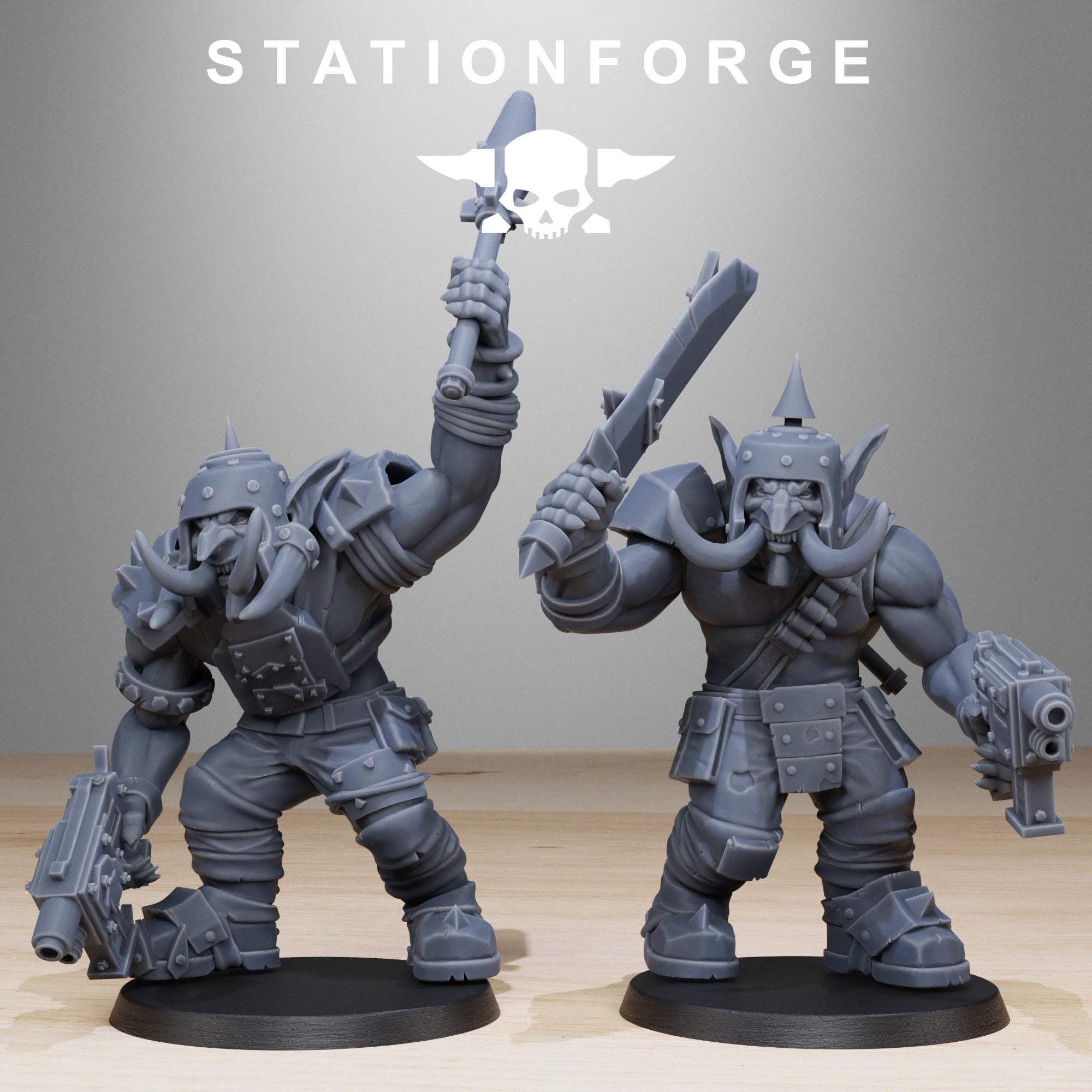 Orkaz Trolls 10 Models - in 12k - by Station Forge