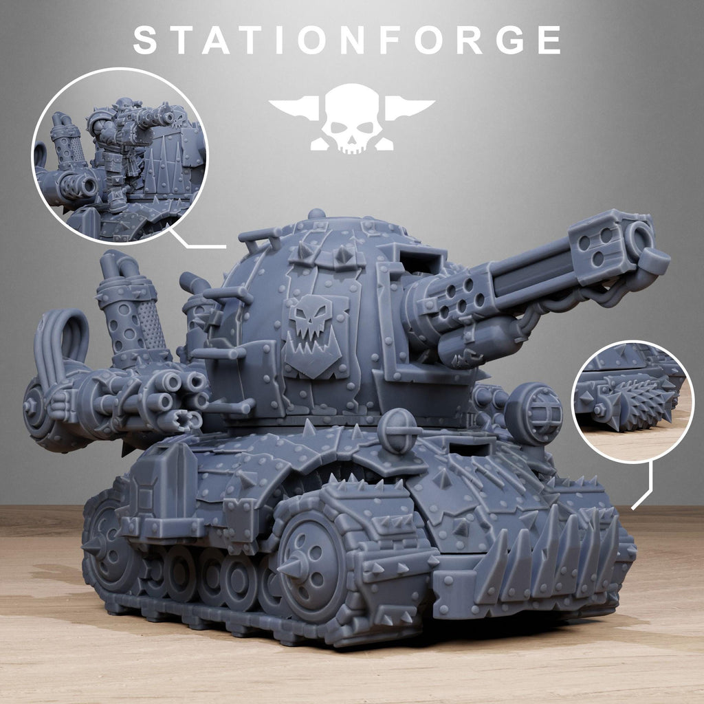 Orkaz Mini Tank - in 12k - by Station Forge