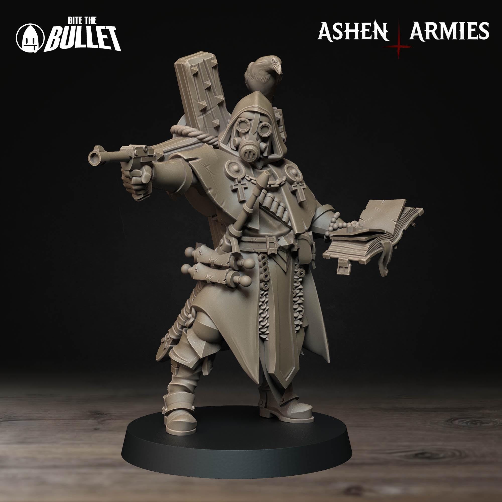 Bullet Crusade | Sanctified Legion -  Cleric - in 12k - by Ashen Armies