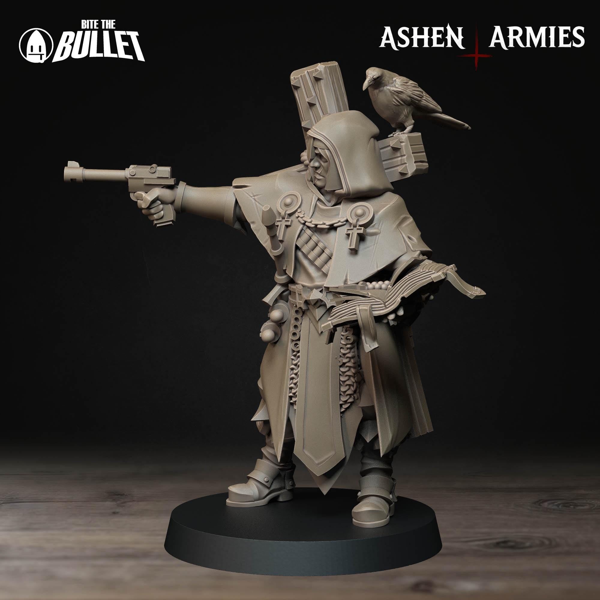Bullet Crusade | Sanctified Legion -  Cleric - in 12k - by Ashen Armies
