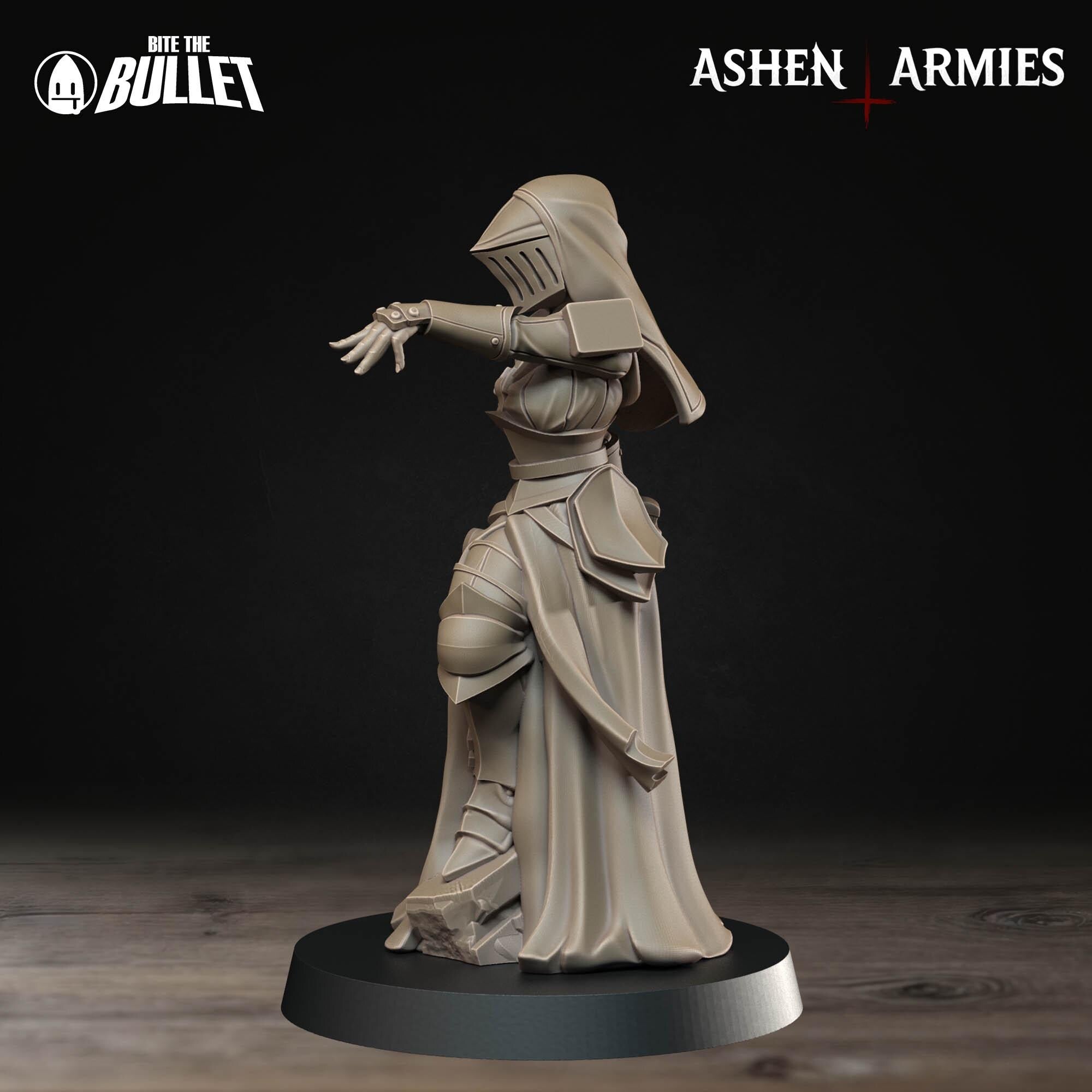Bullet Crusade | Sanctified Legion - Remedios, the Combat Medic - in 12k - by Ashen Armies