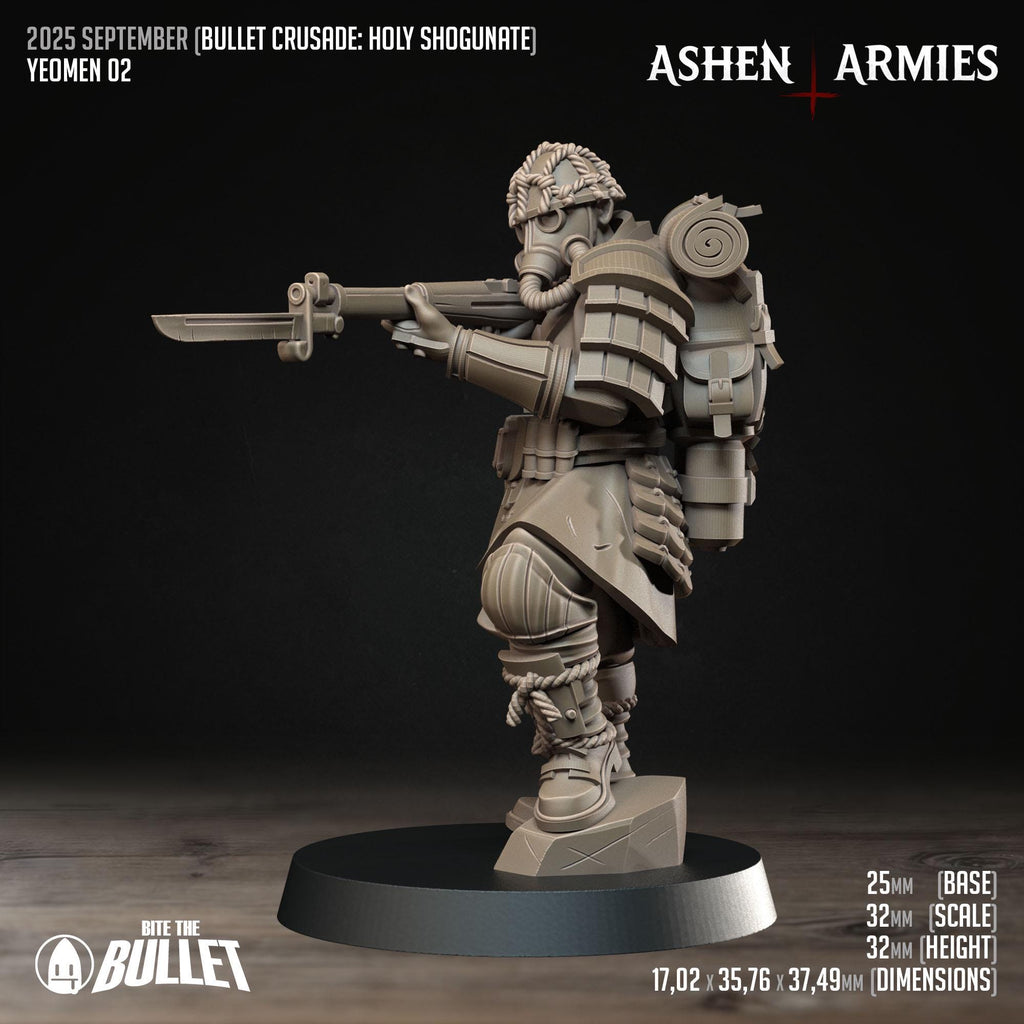Bullet Crusade | Holy Shogunate - Yeomen  - in 12k - by Ashen Armies