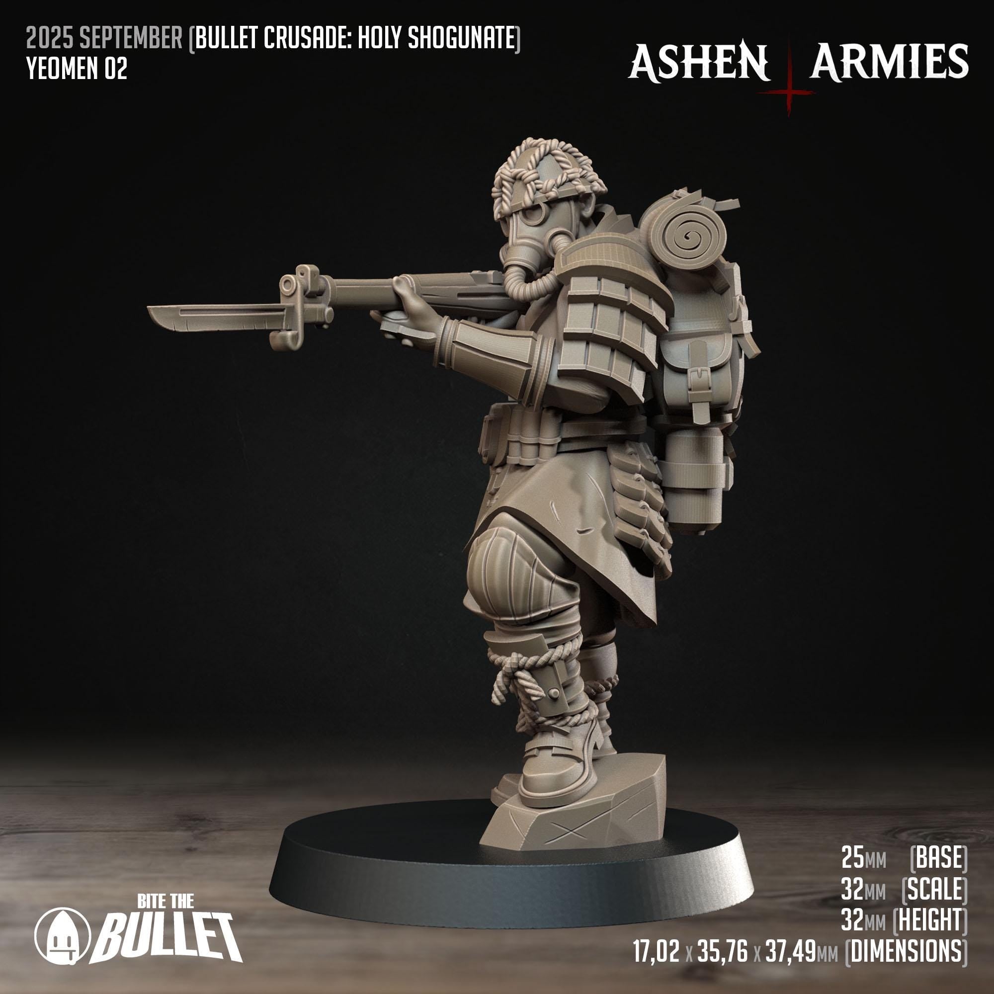 Bullet Crusade | Holy Shogunate - Yeomen  - in 12k - by Ashen Armies