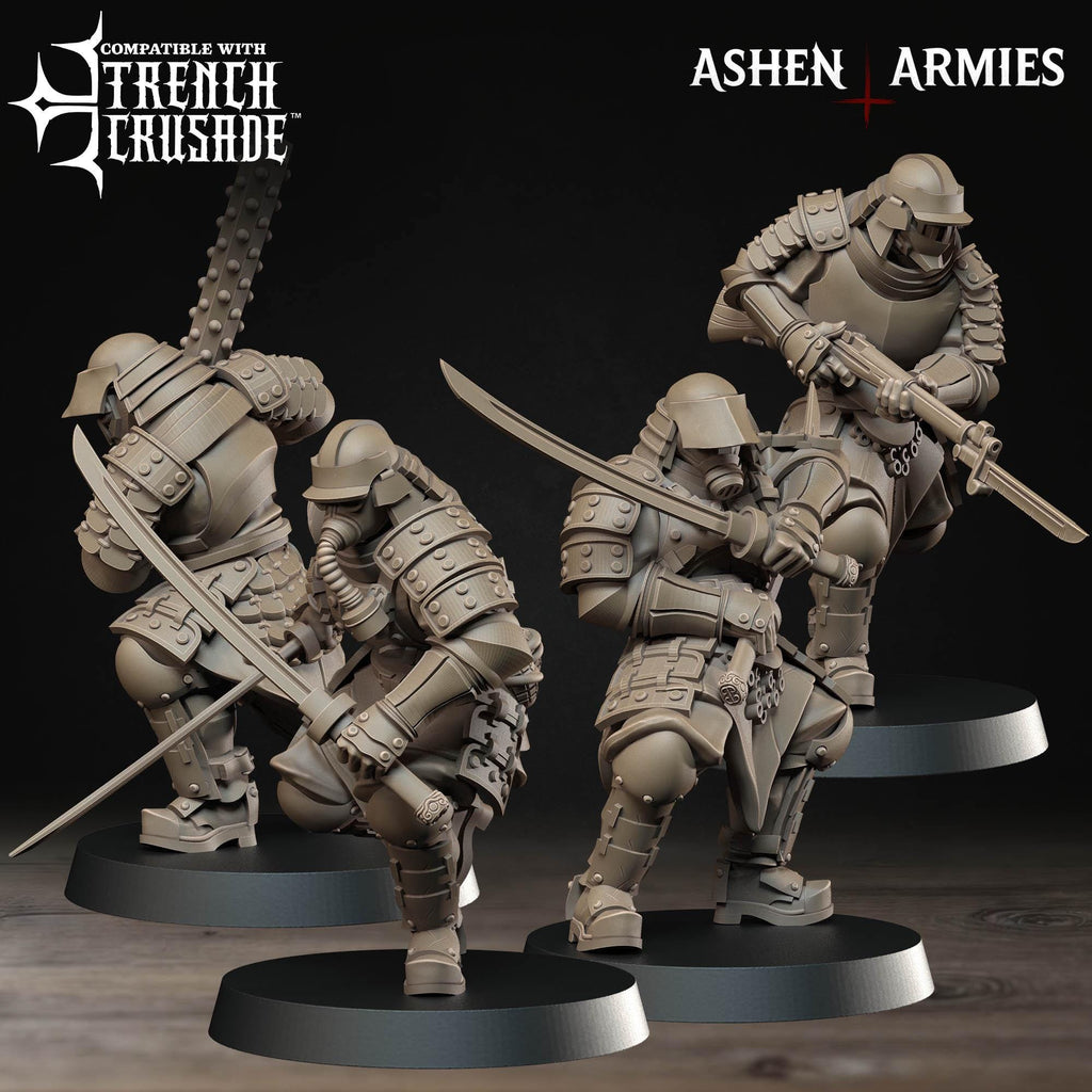 Bullet Crusade | Holy Shogunate - Shocktroopers   - in 12k - by Ashen Armies