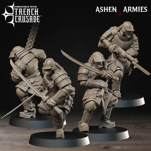 Bullet Crusade | Holy Shogunate - Shocktroopers   - in 12k - by Ashen Armies