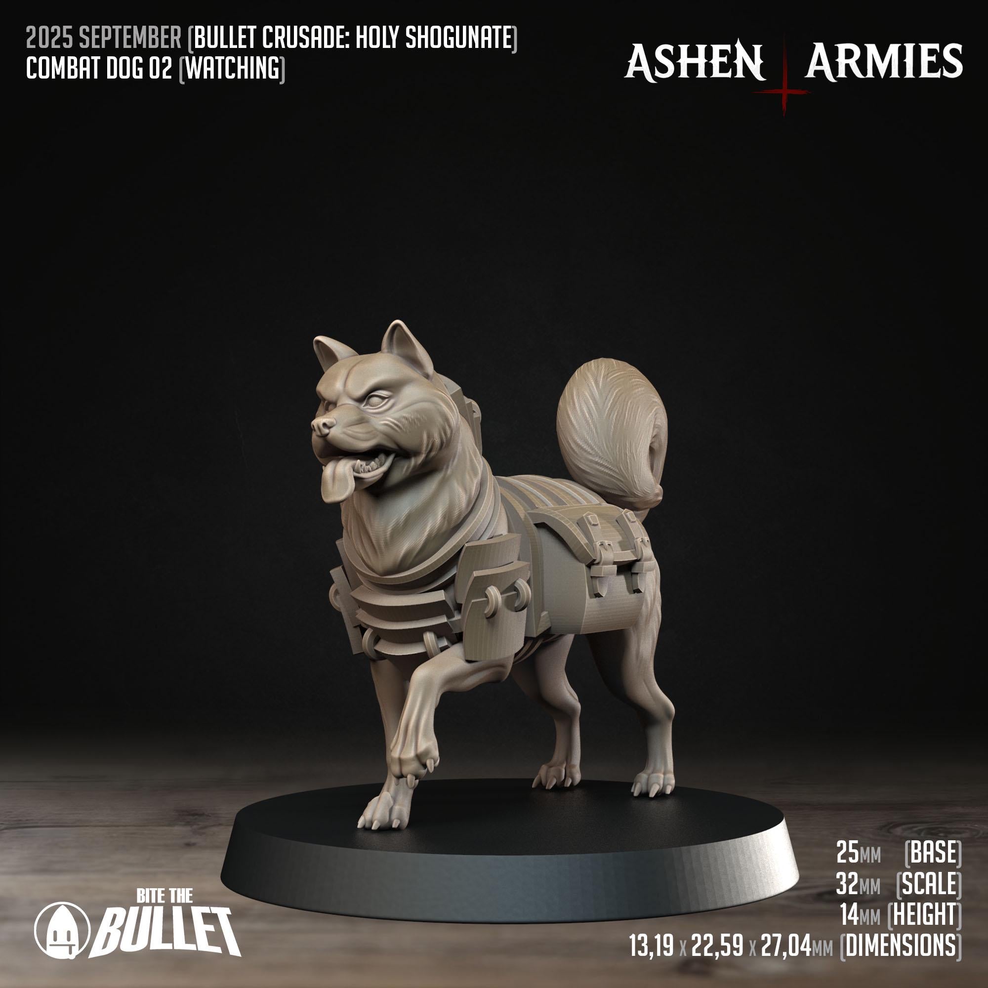 Bullet Crusade | Holy Shogunate - Combat Dogs  - in 12k - by Ashen Armies