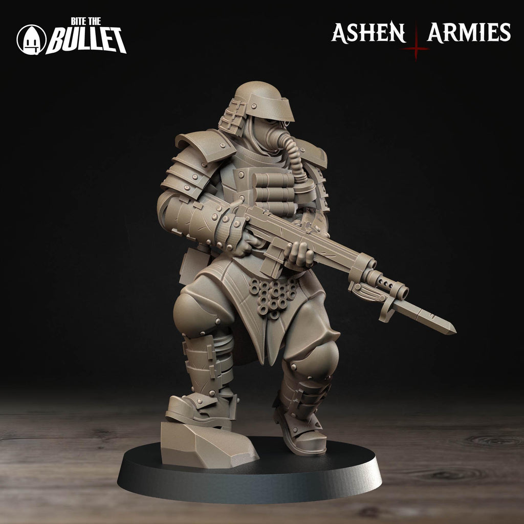 Bullet Crusade | Holy Shogunate - Combat Engineer - in 12k - by Ashen Armies