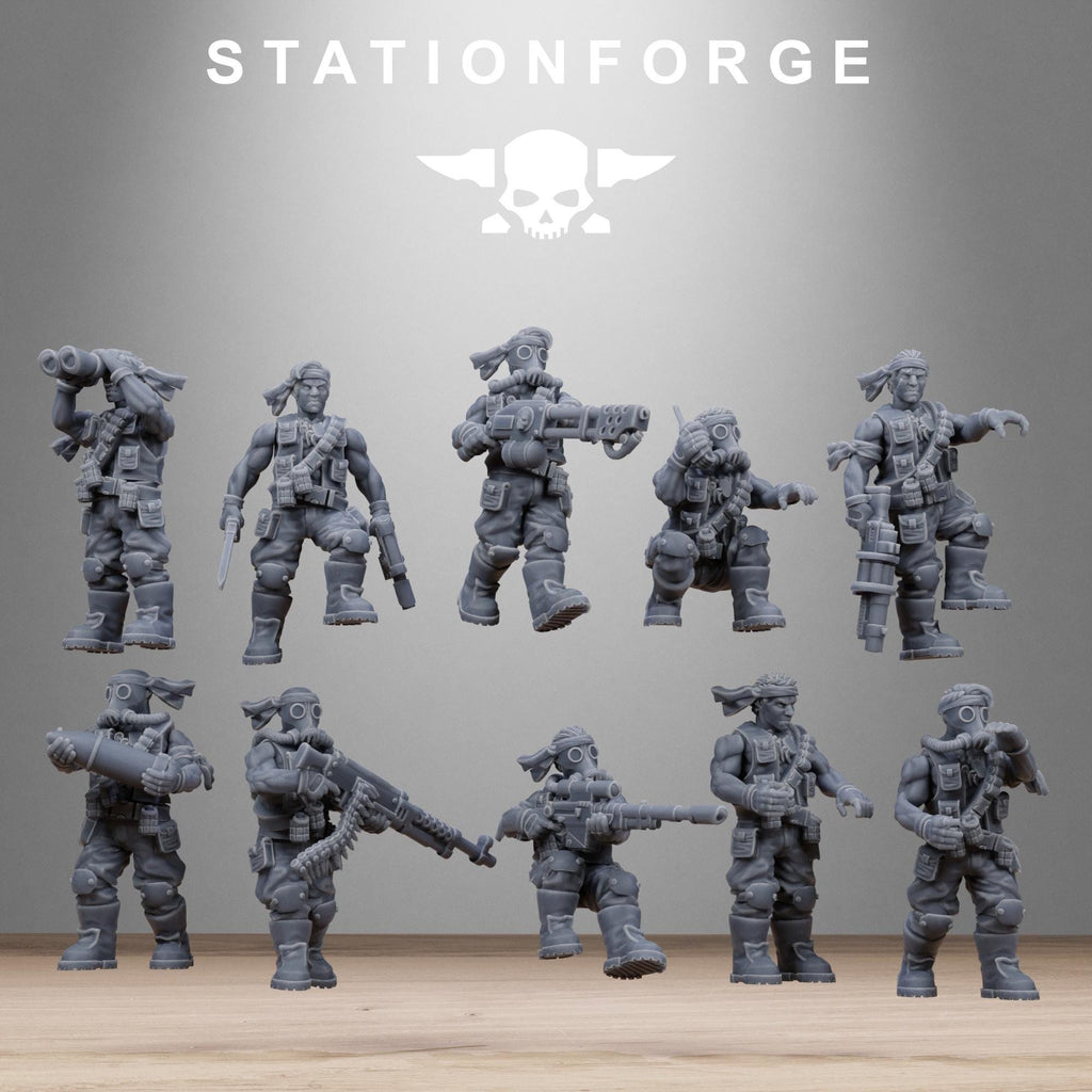 GrimGuard Jungle Fighters Triceratank - in 12k -  by Station Forge