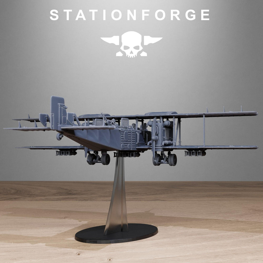 Grimguard Iron Biplane - in 12k -  by Station Forge
