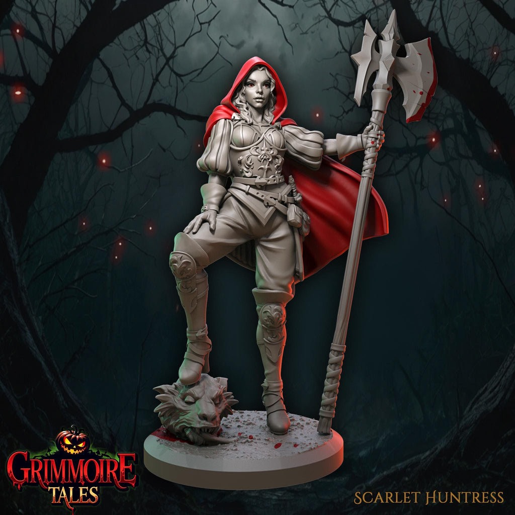 Scarlet Huntress -  in 12k - by Great Grimoire