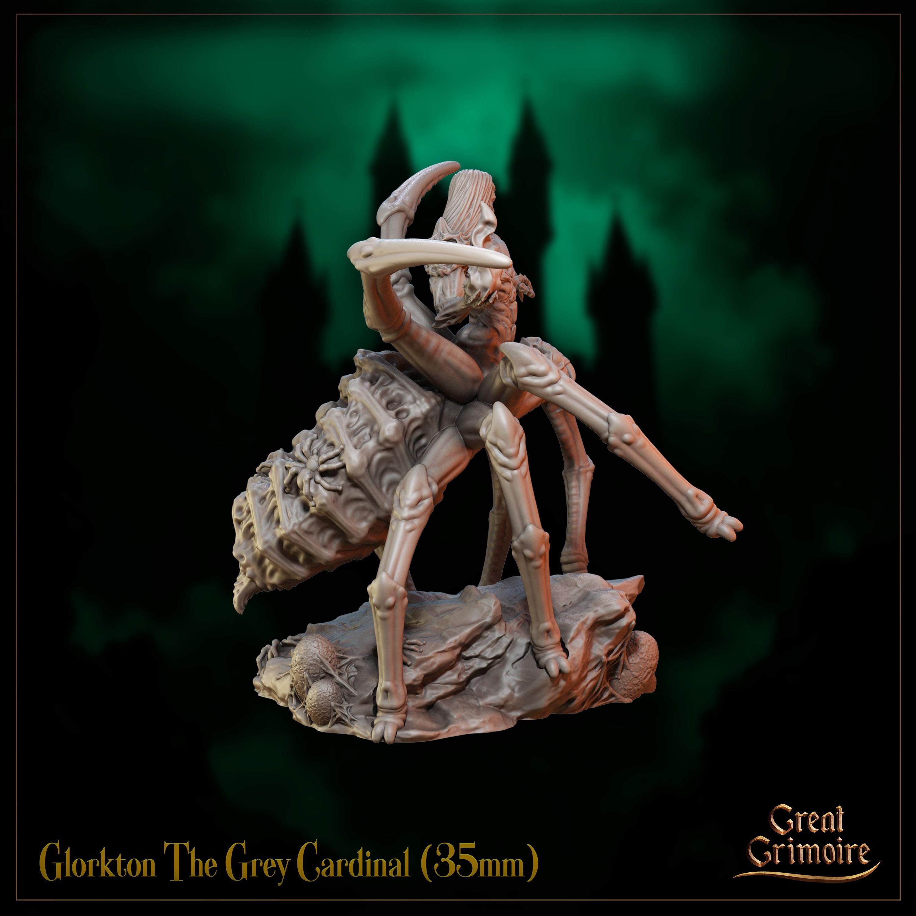 Glorkton The Grey Cardinal  - in 12k - by Great Grimoire