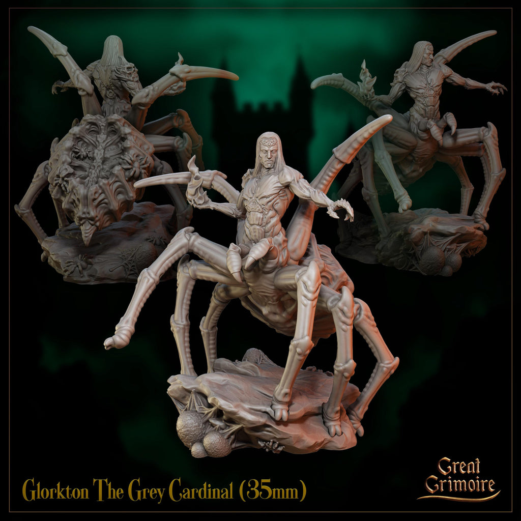 Glorkton The Grey Cardinal  - in 12k - by Great Grimoire