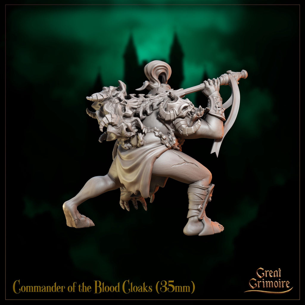 Commander of the Blood Cloaks - in 12k - by Great Grimoire