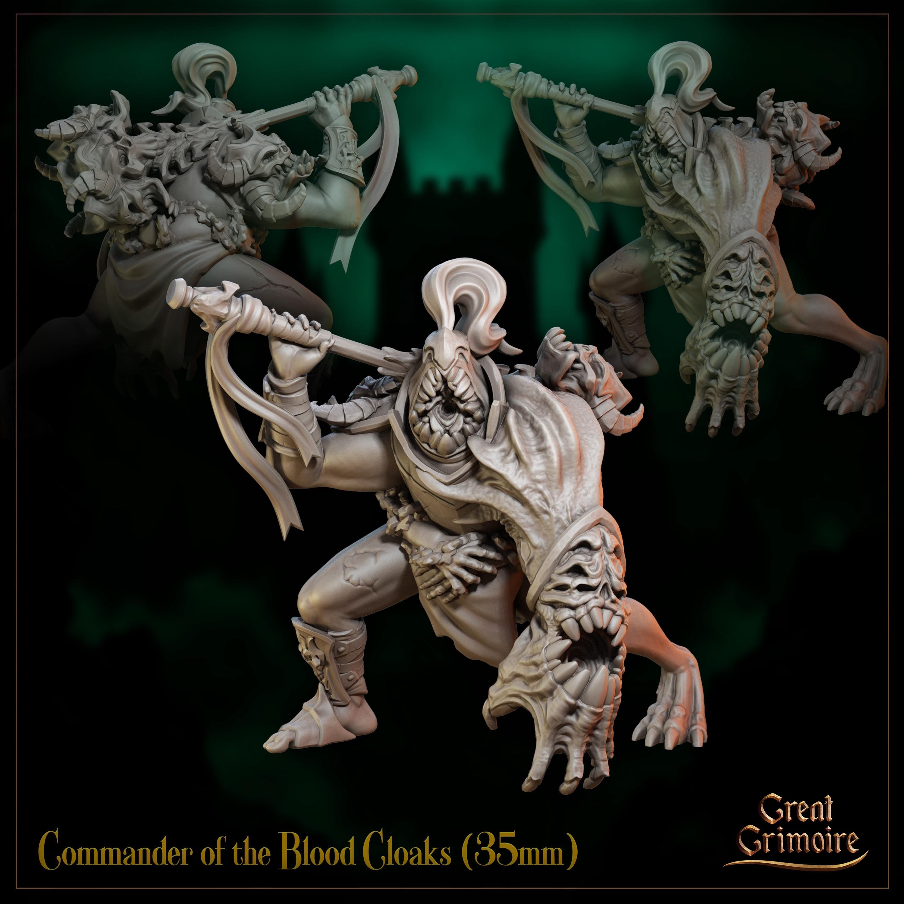 Commander of the Blood Cloaks - in 12k - by Great Grimoire