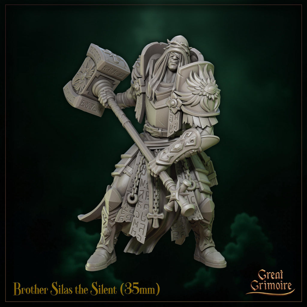 Brother Silas the Silent - in 12k - by Great Grimoire