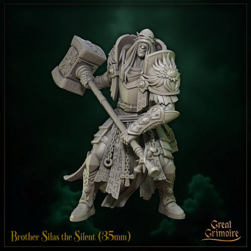 Brother Silas the Silent - in 12k - by Great Grimoire