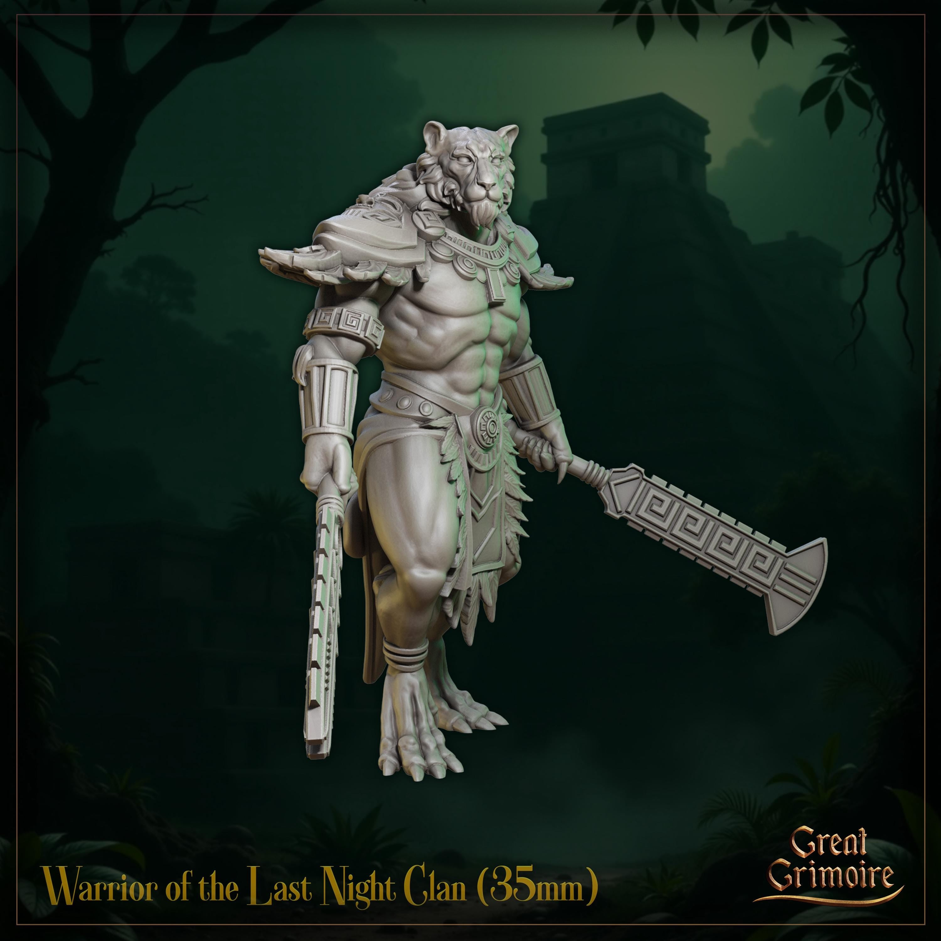 Warrior of the Last Night Clan - in 12k - by Great Grimoire