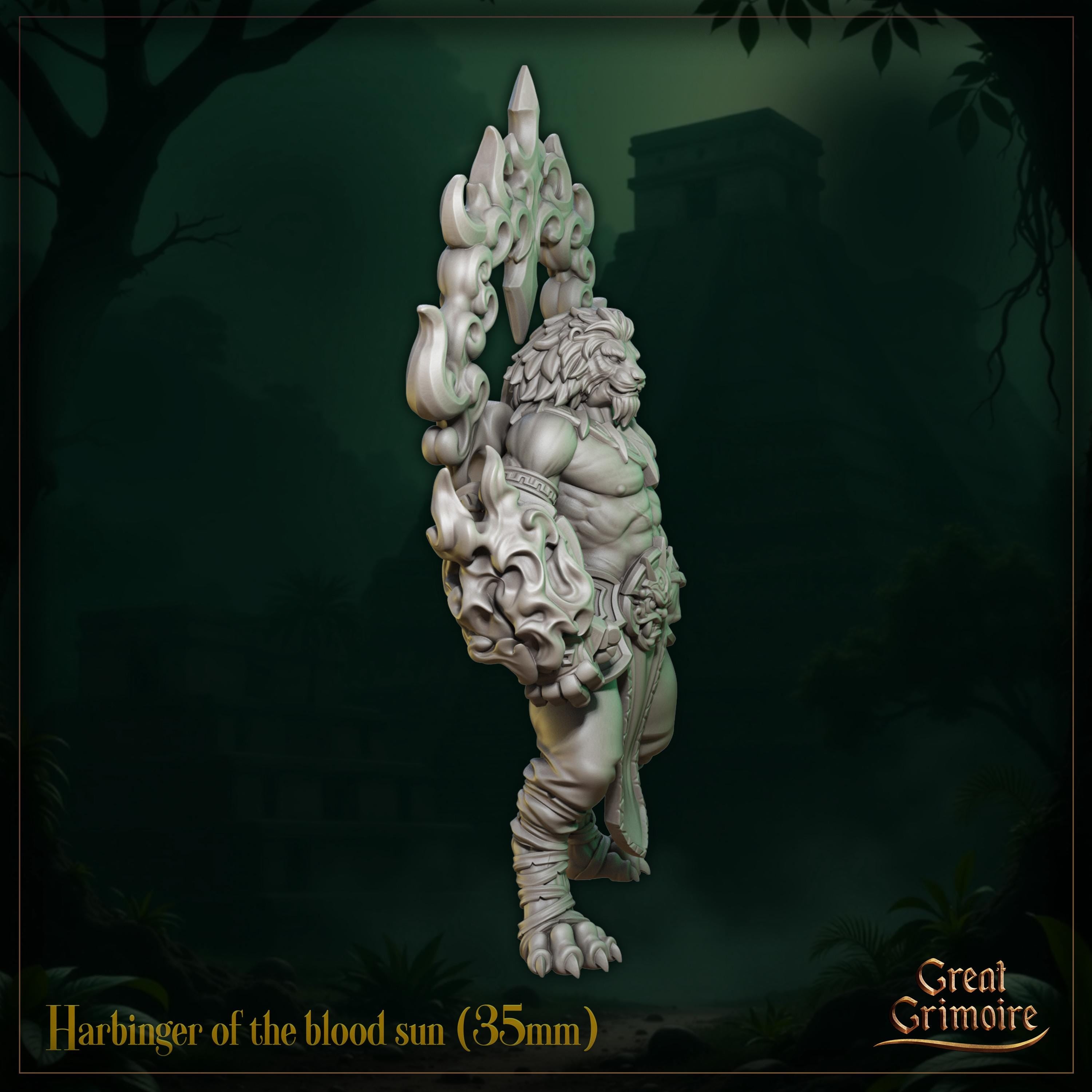 Harbinger of the blood sun  - in 12k - by Great Grimoire