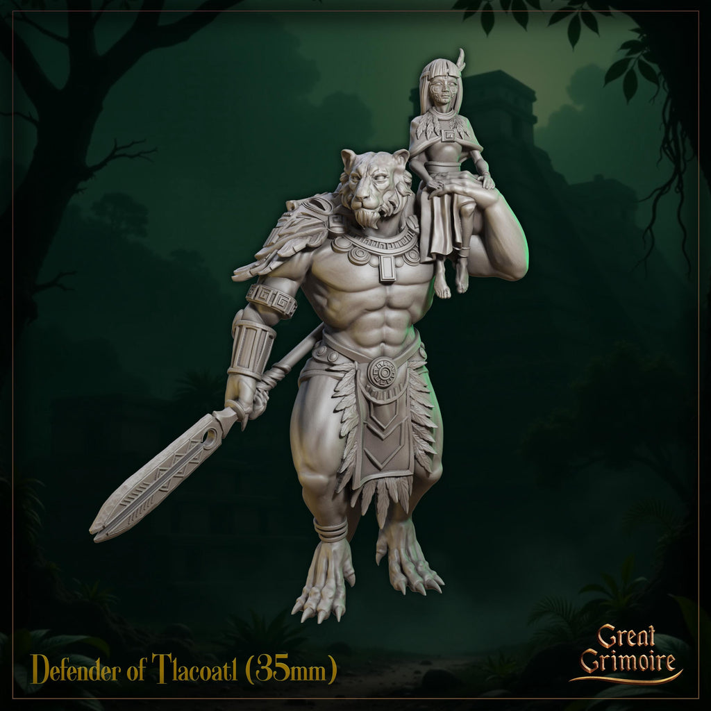 Defender of Tlacoatl - in 12k - by Great Grimoire