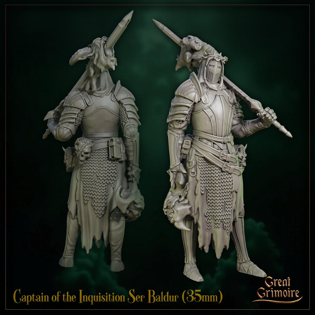 Captain of the Inquisition Ser Baldur  - in 12k - by Great Grimoire