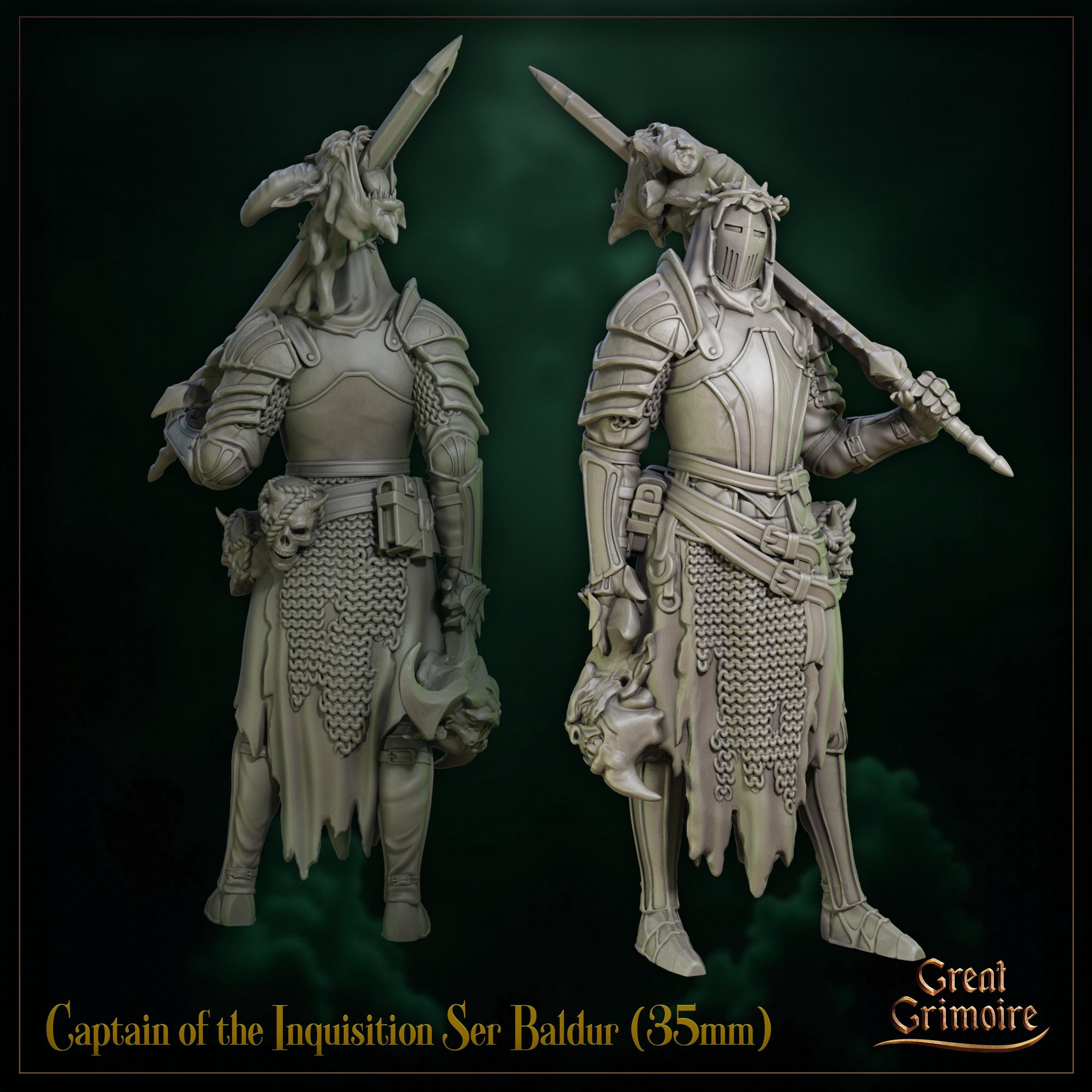 Captain of the Inquisition Ser Baldur  - in 12k - by Great Grimoire