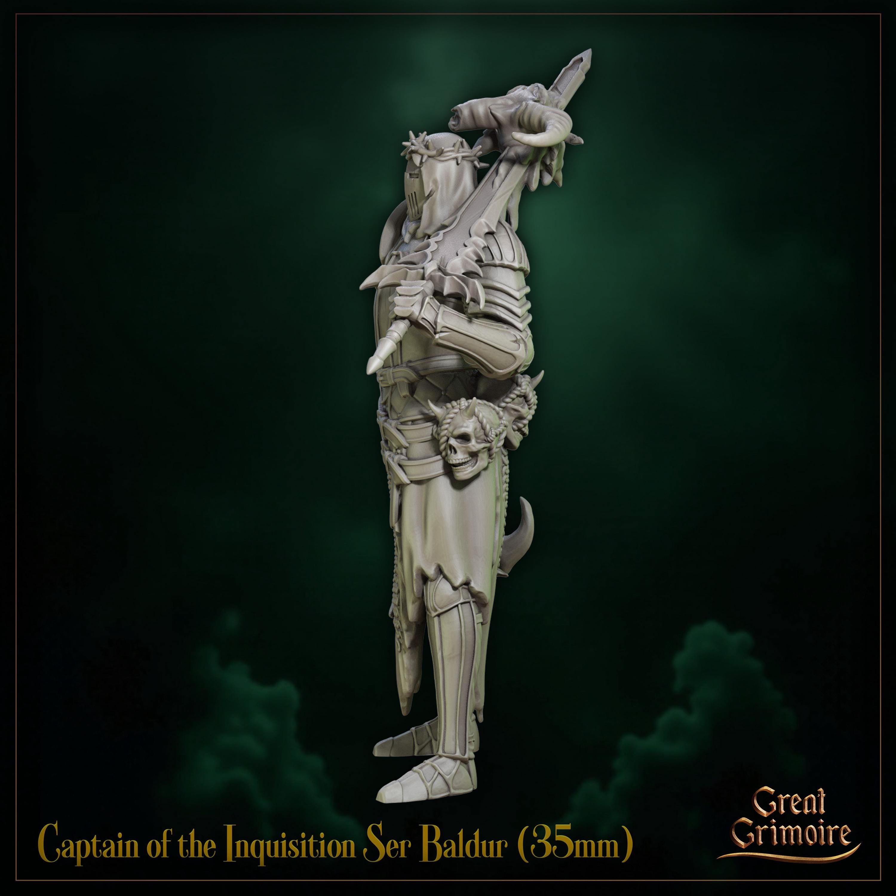 Captain of the Inquisition Ser Baldur  - in 12k - by Great Grimoire