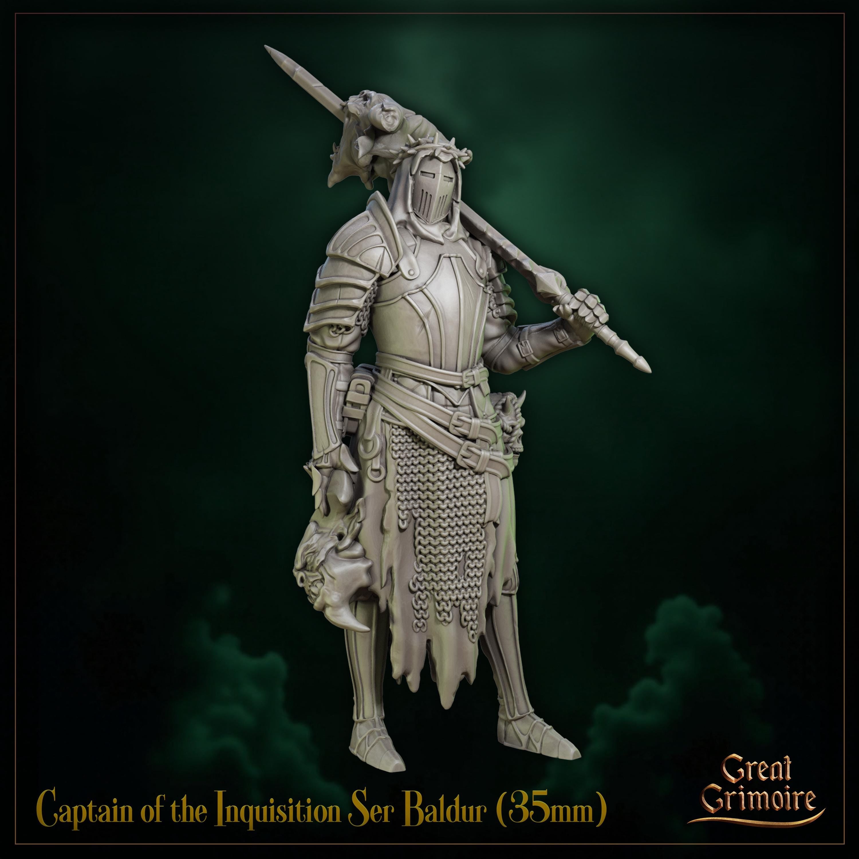 Captain of the Inquisition Ser Baldur  - in 12k - by Great Grimoire