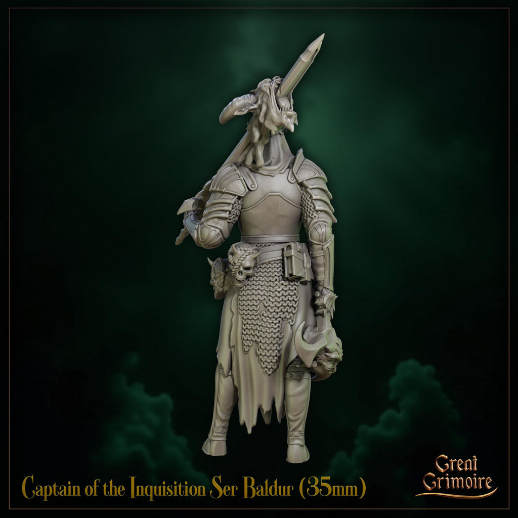 Captain of the Inquisition Ser Baldur  - in 12k - by Great Grimoire
