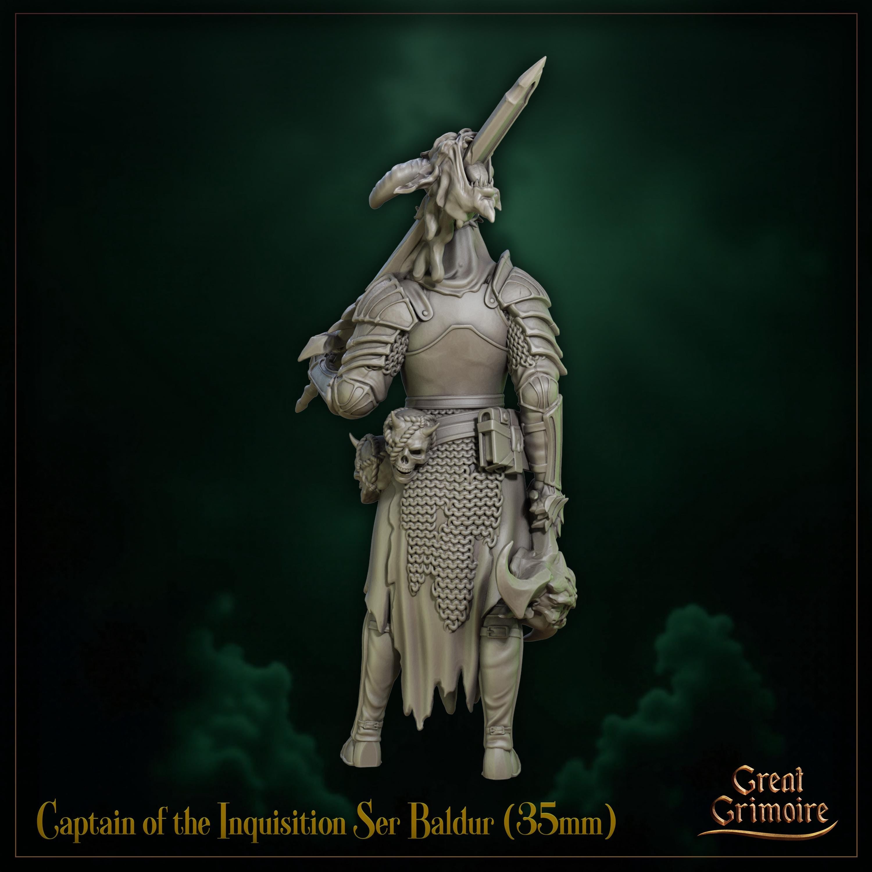 Captain of the Inquisition Ser Baldur  - in 12k - by Great Grimoire