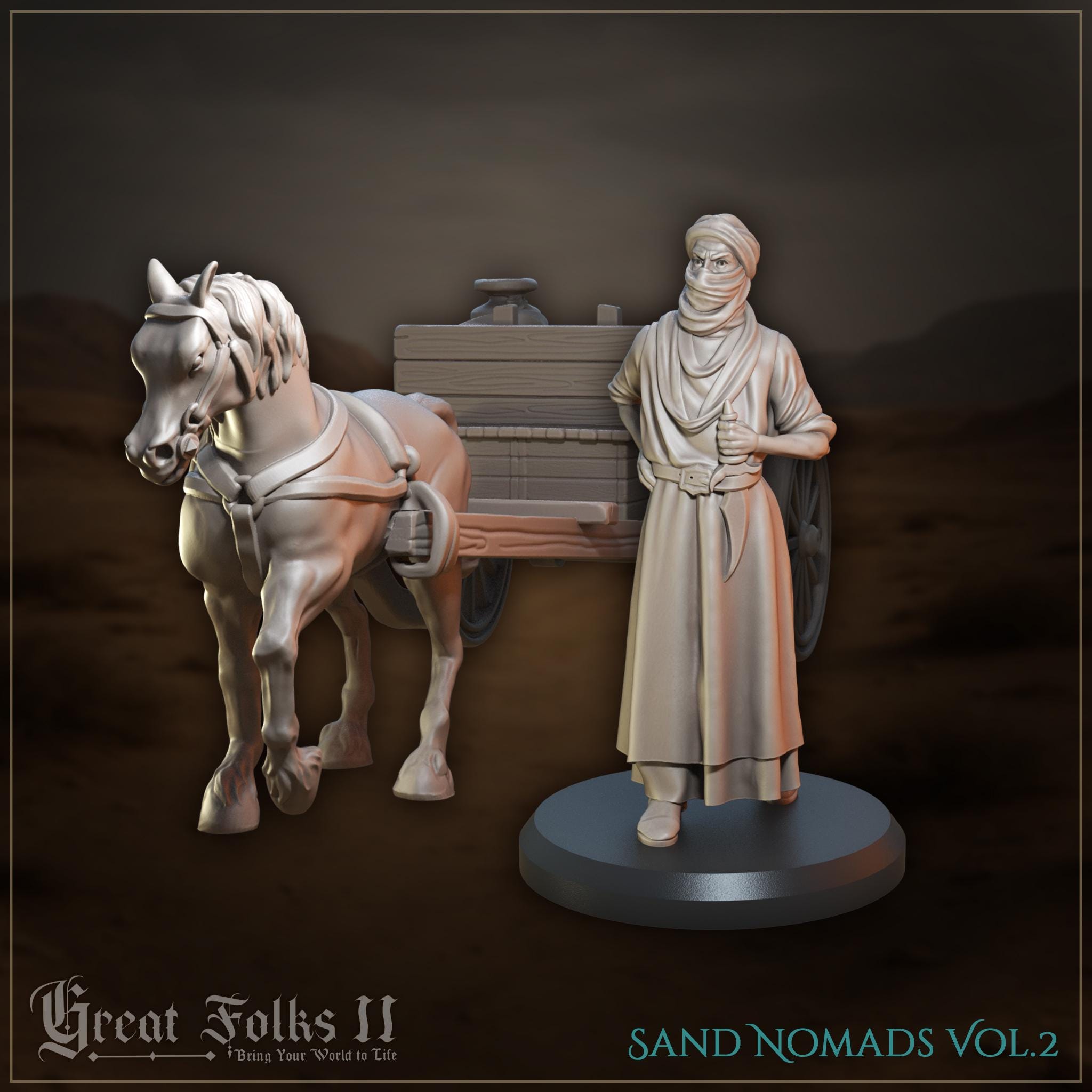 Sand Nomads v2 - in 12k - by Great Grimoire