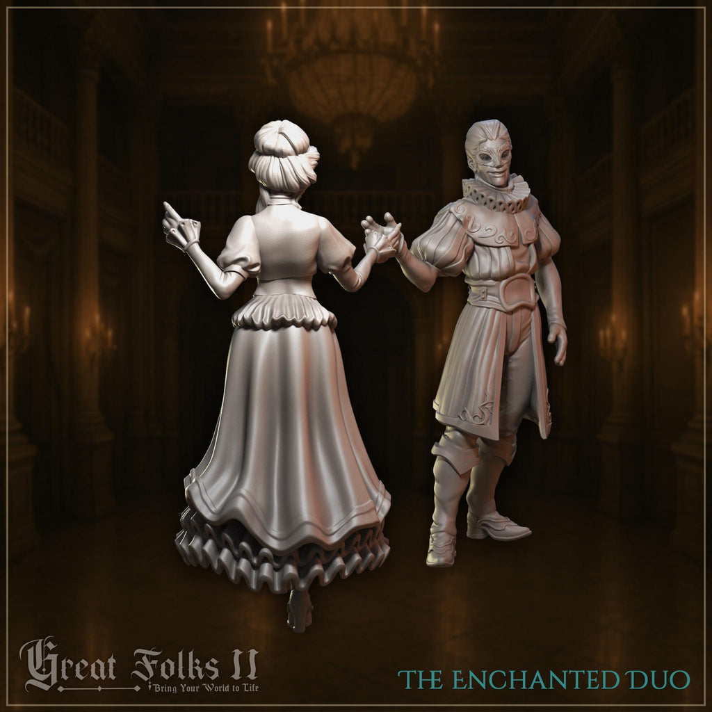 The Enchanted Duo  - in 12k - by Great Grimoire