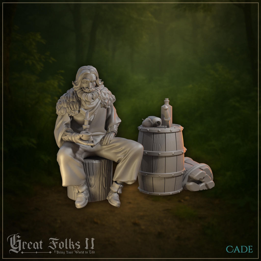 Campfire Gathering - in 12k - by Great Grimoire