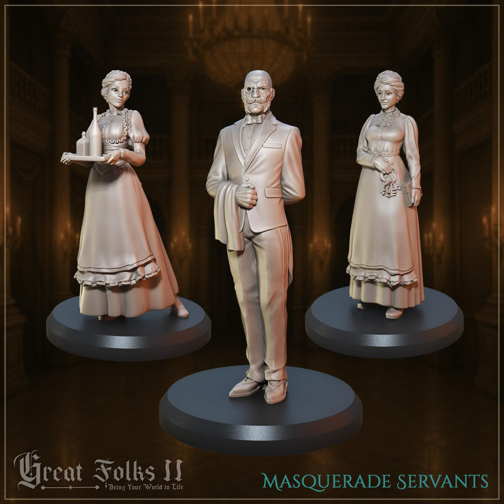 Masquerade Servants - in 12k - by Great Grimoire